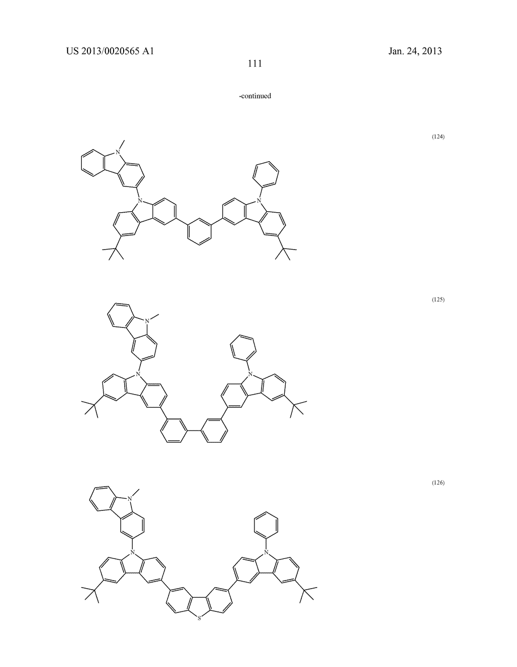 MATERIAL FOR ORGANIC ELECTROLUMINESCENT ELEMENT, AND ORGANIC     ELECTROLUMINESCENT ELEMENT USING SAME - diagram, schematic, and image 112