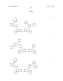 MATERIAL FOR ORGANIC ELECTROLUMINESCENT ELEMENT, AND ORGANIC     ELECTROLUMINESCENT ELEMENT USING SAME diagram and image