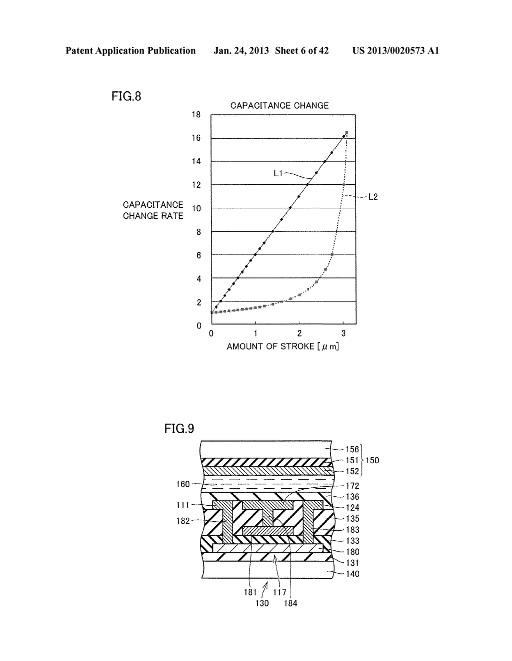 PRESSURE DETECTING DEVICE AND METHOD FOR MANUFACTURING THE SAME, DISPLAY     DEVICE AND METHOD FOR MANUFACTURING THE SAME, AND TFT SUBSTRATE WITH     PRESSURE DETECTING DEVICE - diagram, schematic, and image 07