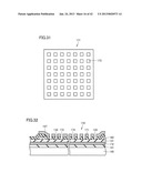 PRESSURE DETECTING DEVICE AND METHOD FOR MANUFACTURING THE SAME, DISPLAY     DEVICE AND METHOD FOR MANUFACTURING THE SAME, AND TFT SUBSTRATE WITH     PRESSURE DETECTING DEVICE diagram and image