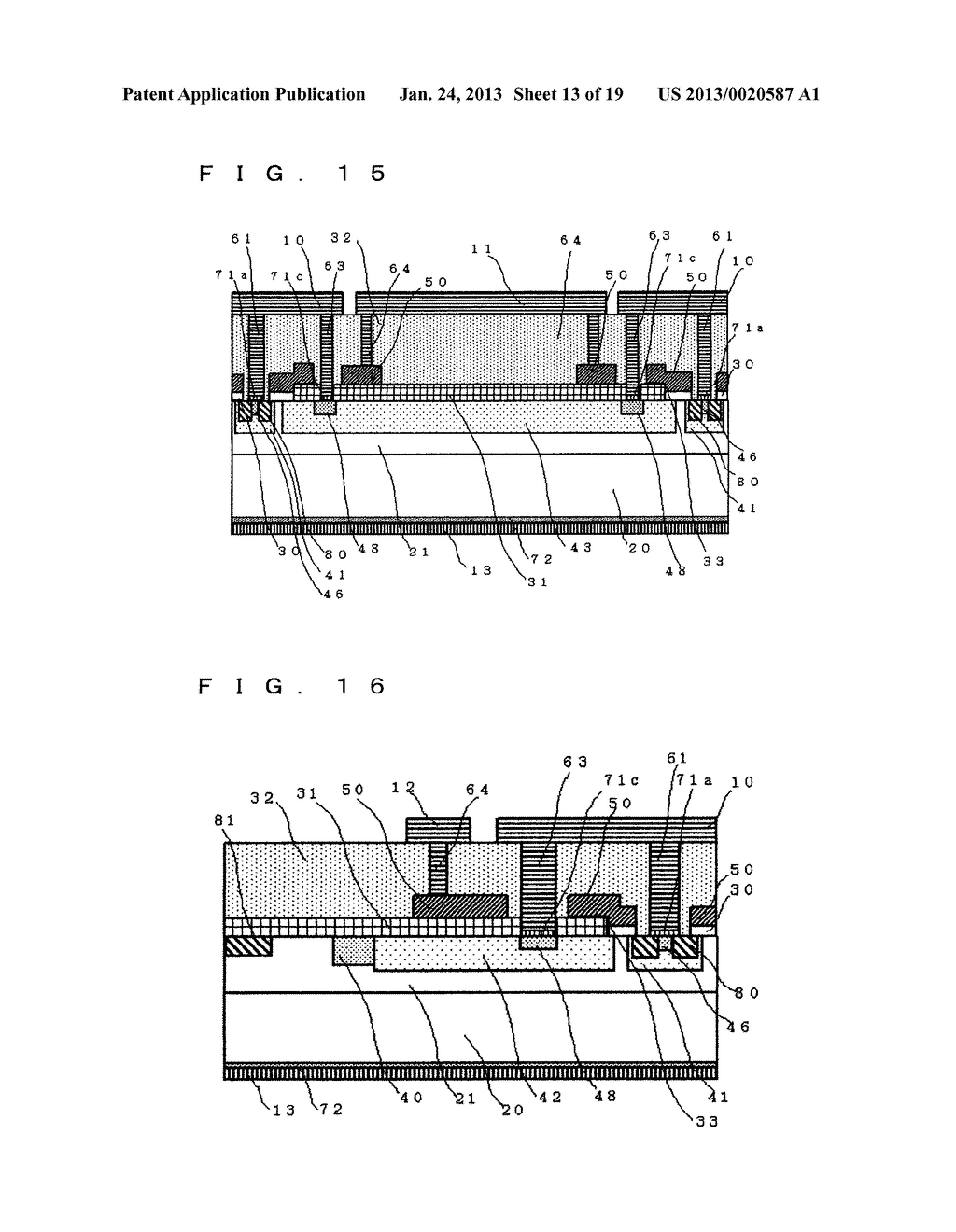 POWER SEMICONDUCTOR DEVICE AND METHOD FOR MANUFACTURING SAME - diagram, schematic, and image 14