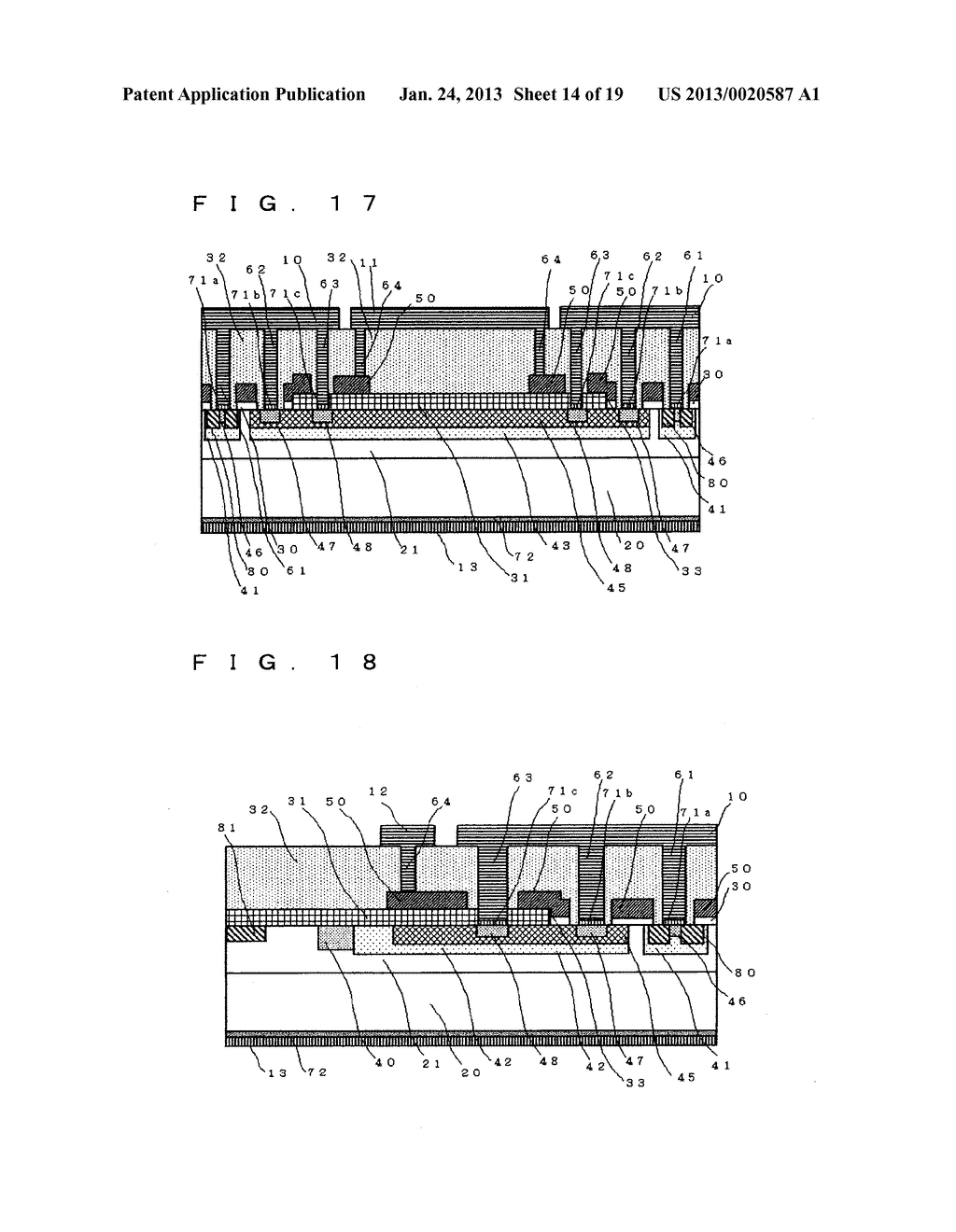 POWER SEMICONDUCTOR DEVICE AND METHOD FOR MANUFACTURING SAME - diagram, schematic, and image 15