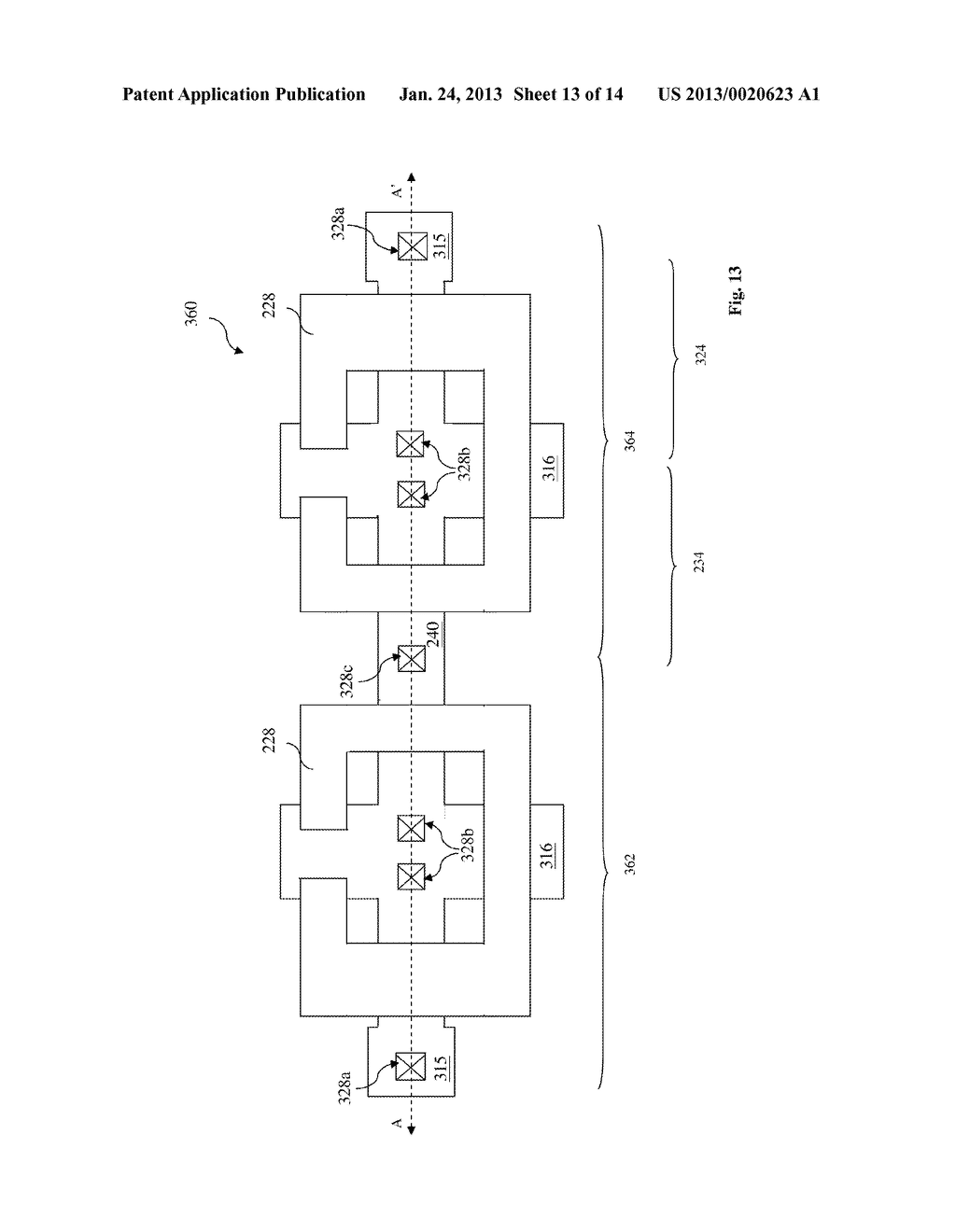 STRUCTURE AND METHOD FOR SINGLE GATE NON-VOLATILE MEMORY DEVICE - diagram, schematic, and image 14