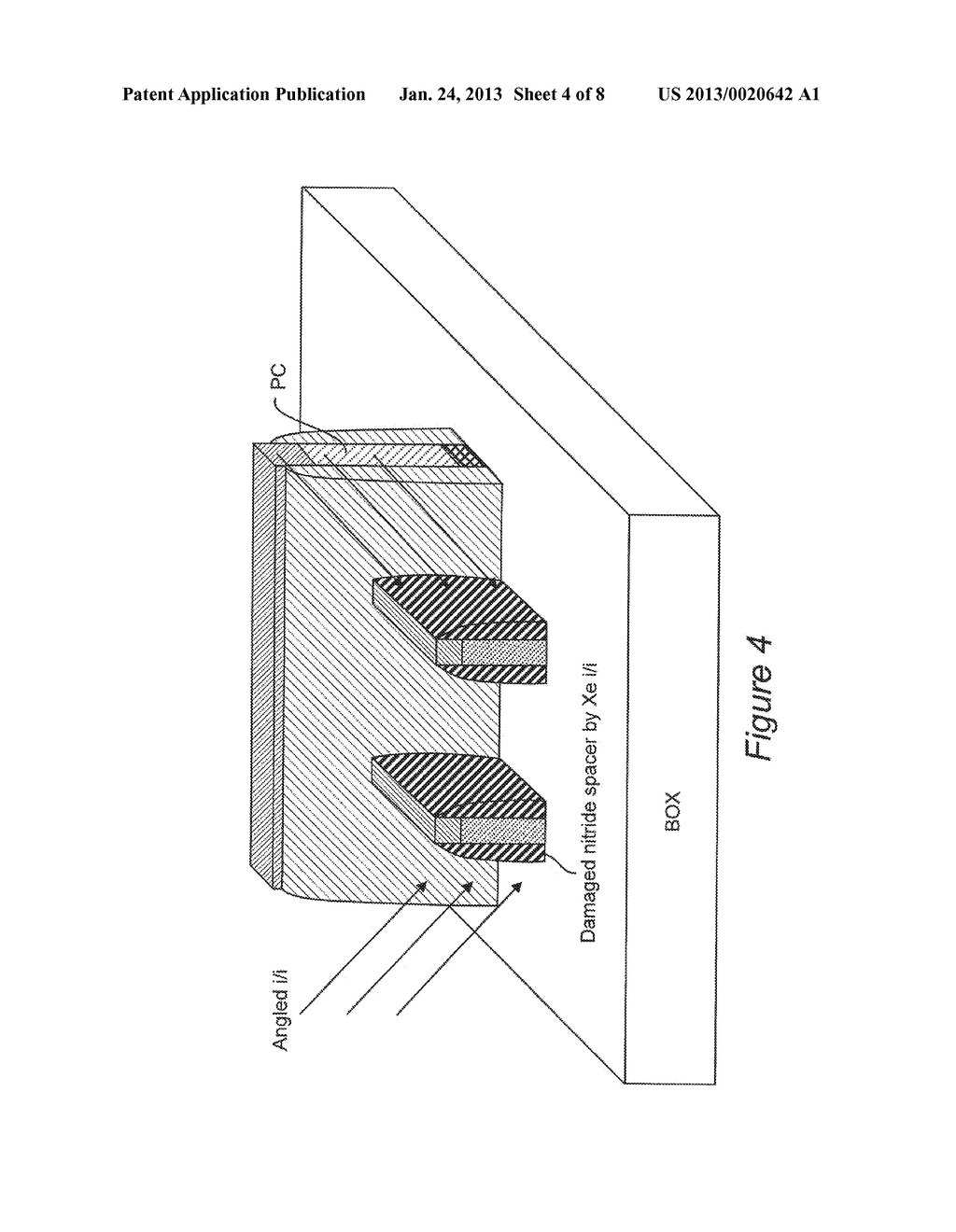 FINFET SPACER FORMATION BY ORIENTED IMPLANTATION - diagram, schematic, and image 05