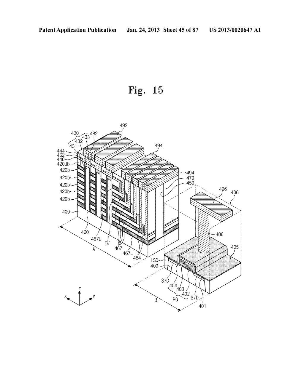 SEMICONDUCTOR DEVICES AND METHODS OF FABRICATING THE SAME - diagram, schematic, and image 46