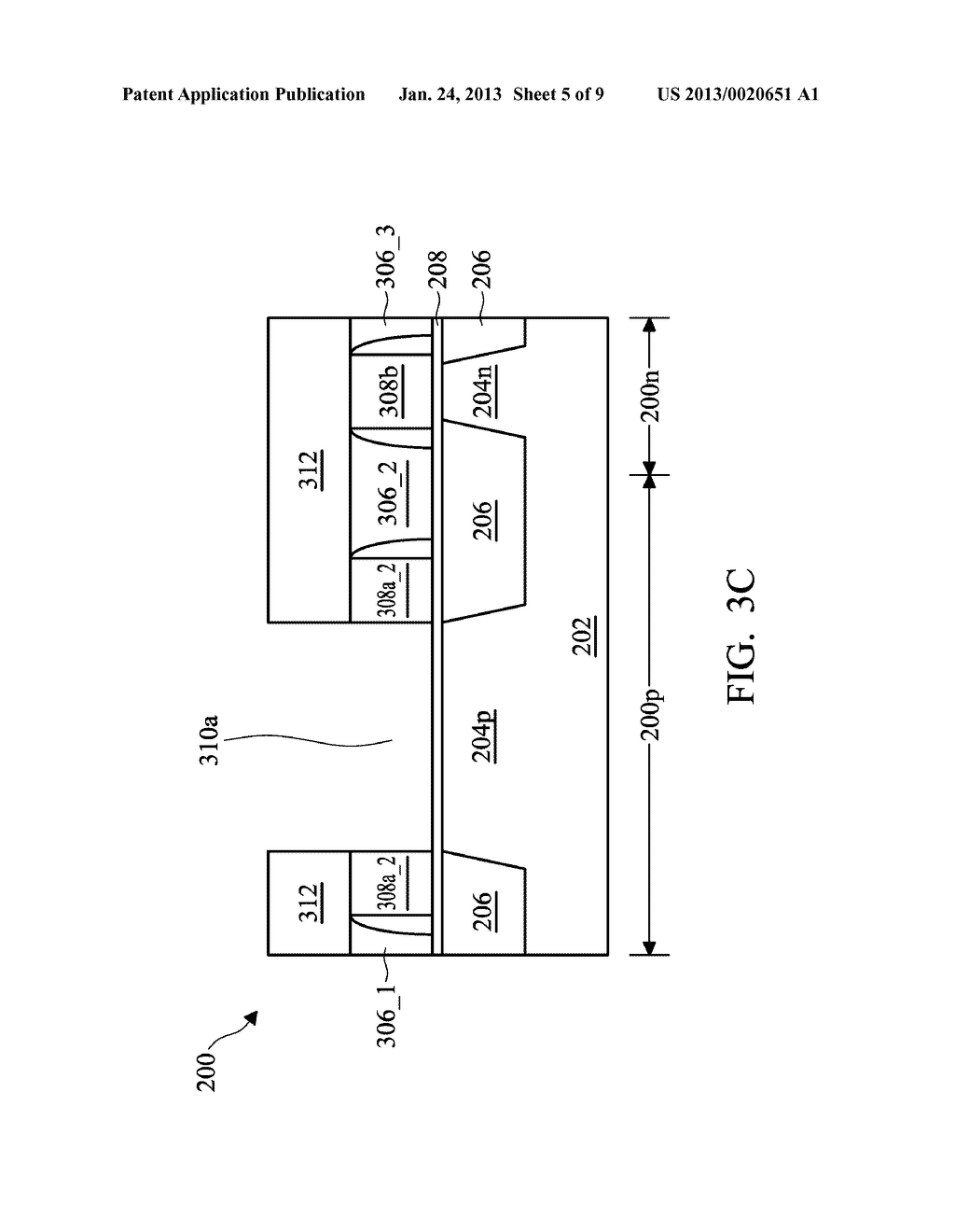 METAL GATE STRUCTURE OF A CMOS SEMICONDUCTOR DEVICE AND METHOD OF FORMING     THE SAME - diagram, schematic, and image 06