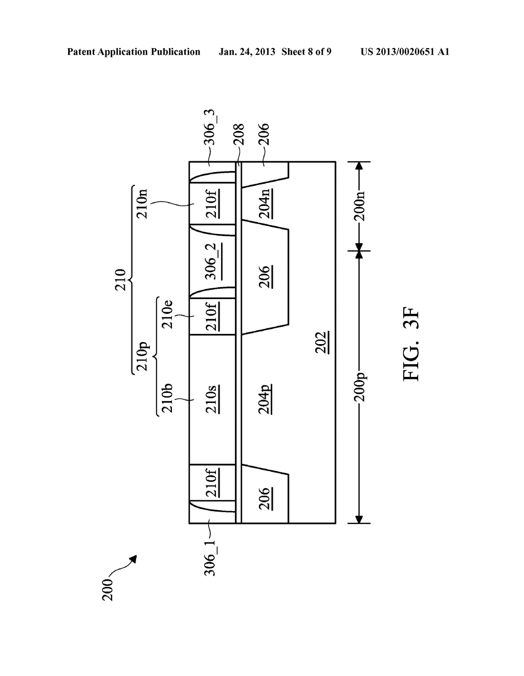 METAL GATE STRUCTURE OF A CMOS SEMICONDUCTOR DEVICE AND METHOD OF FORMING     THE SAME - diagram, schematic, and image 09