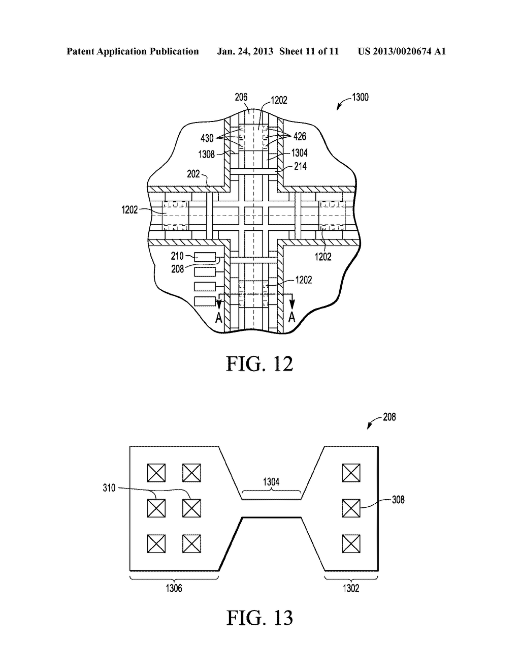 FUSED BUSS FOR PLATING FEATURES ON A SEMICONDUCTOR DIE - diagram, schematic, and image 12