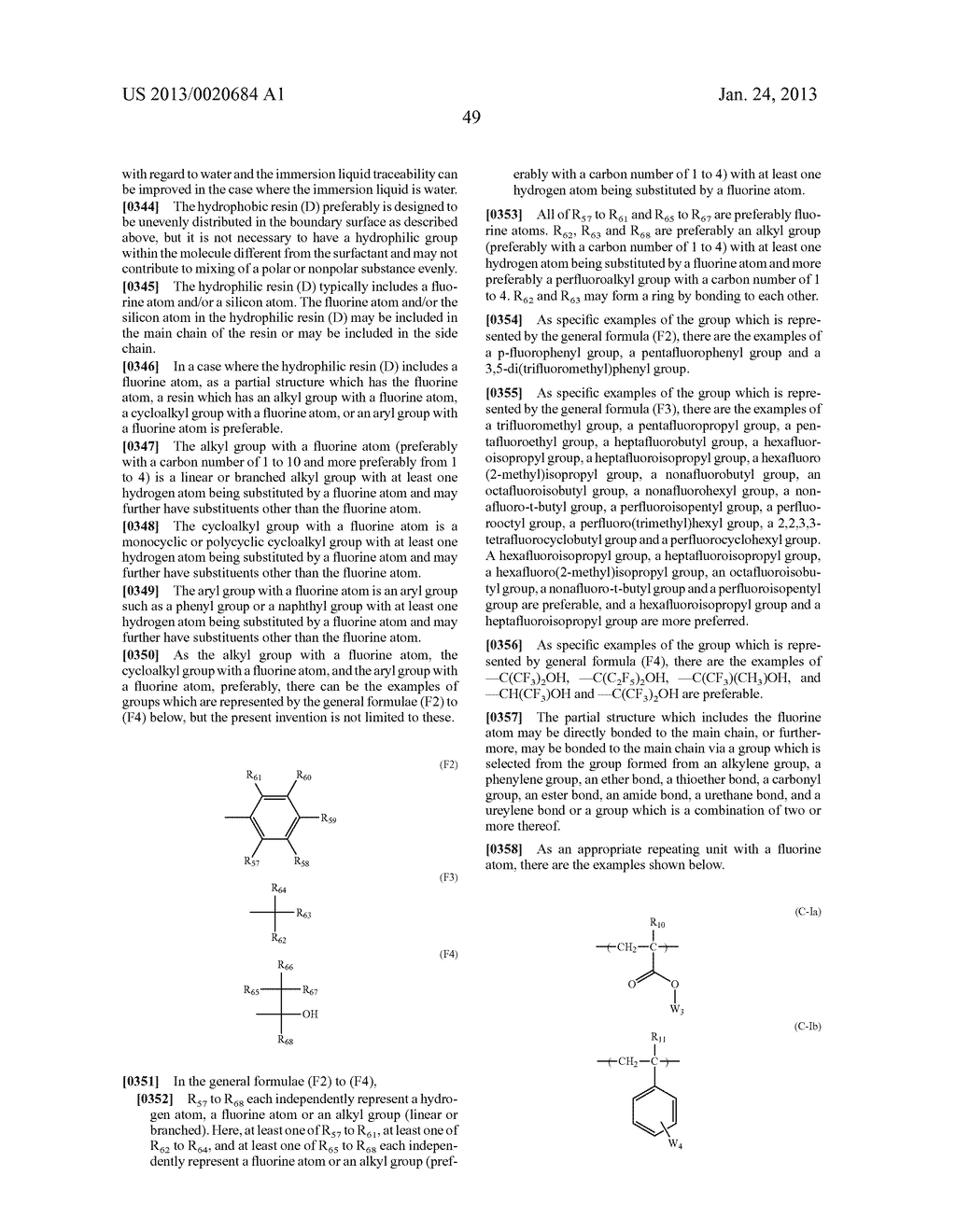 ACTINIC RAY-SENSITIVE OR RADIATION-SENSITIVE RESIN COMPOSITION, AND     ACTINIC RAY-SENSITIVE OR RADIATION-SENSITIVE FILM AND PATTERN FORMING     METHOD USING THE SAME - diagram, schematic, and image 50