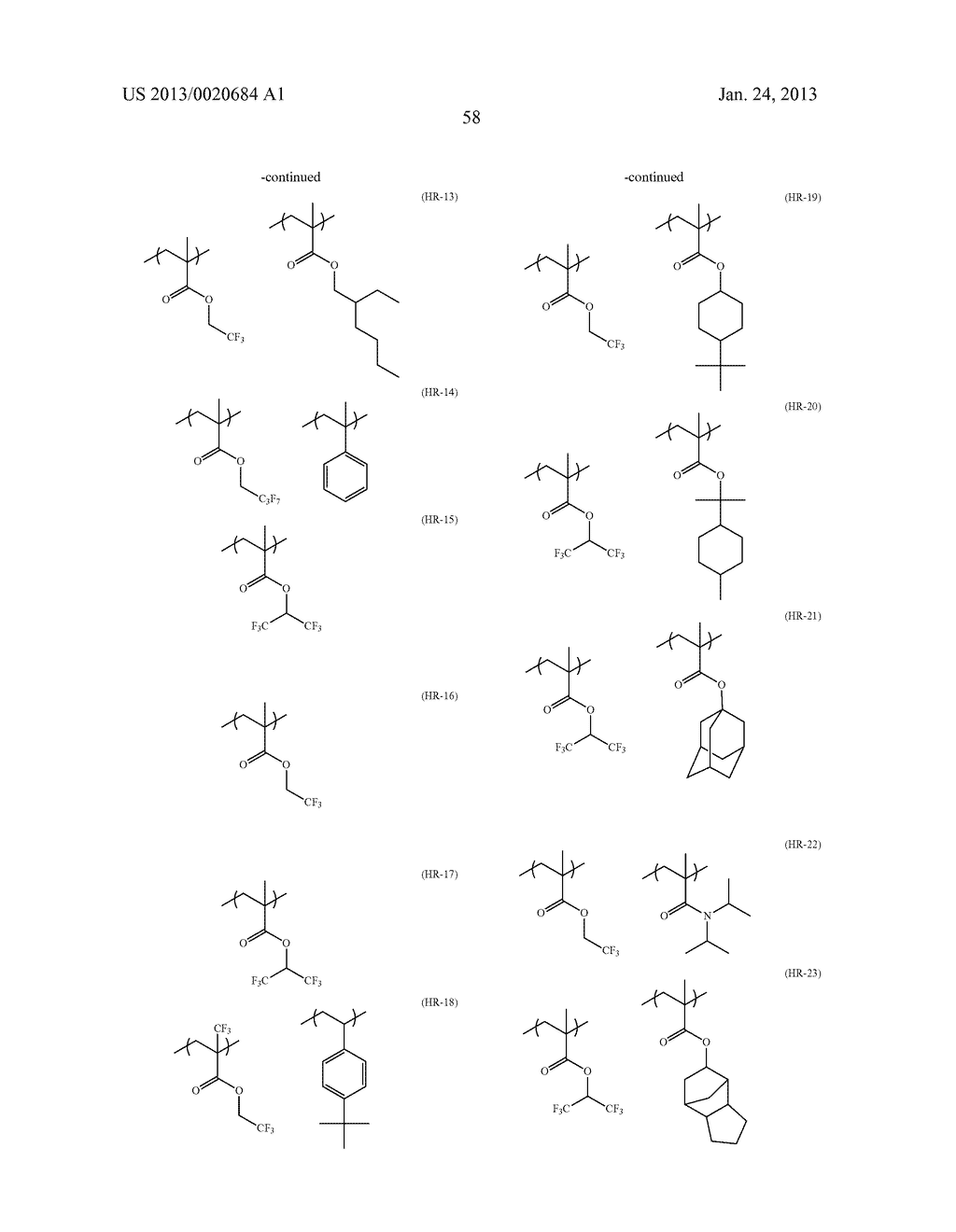 ACTINIC RAY-SENSITIVE OR RADIATION-SENSITIVE RESIN COMPOSITION, AND     ACTINIC RAY-SENSITIVE OR RADIATION-SENSITIVE FILM AND PATTERN FORMING     METHOD USING THE SAME - diagram, schematic, and image 59