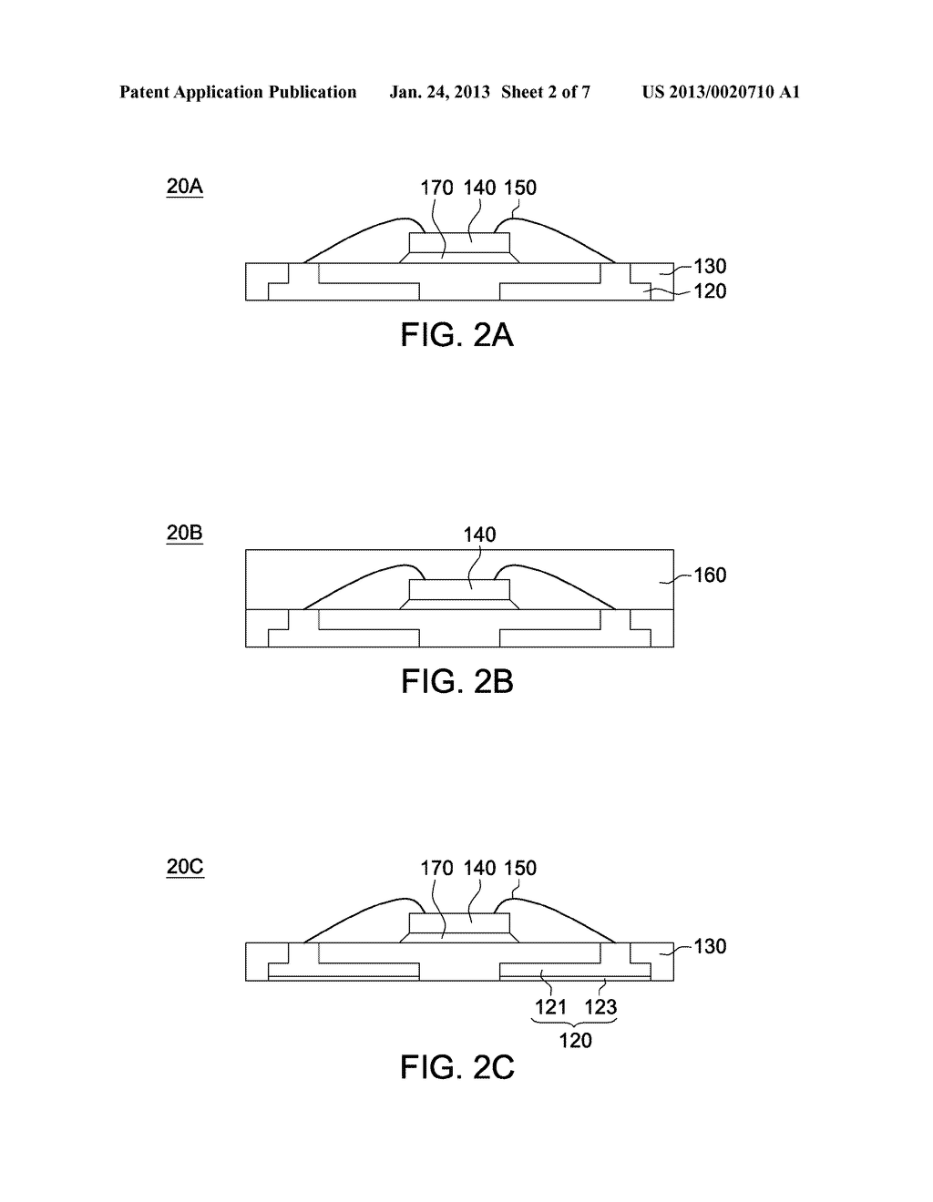 SEMICONDUCTOR SUBSTRATE, PACKAGE AND DEVICE AND MANUFACTURING METHODS     THEREOF - diagram, schematic, and image 03