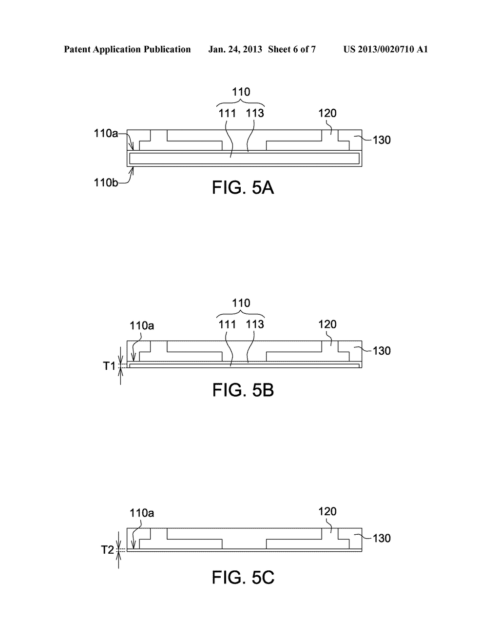 SEMICONDUCTOR SUBSTRATE, PACKAGE AND DEVICE AND MANUFACTURING METHODS     THEREOF - diagram, schematic, and image 07