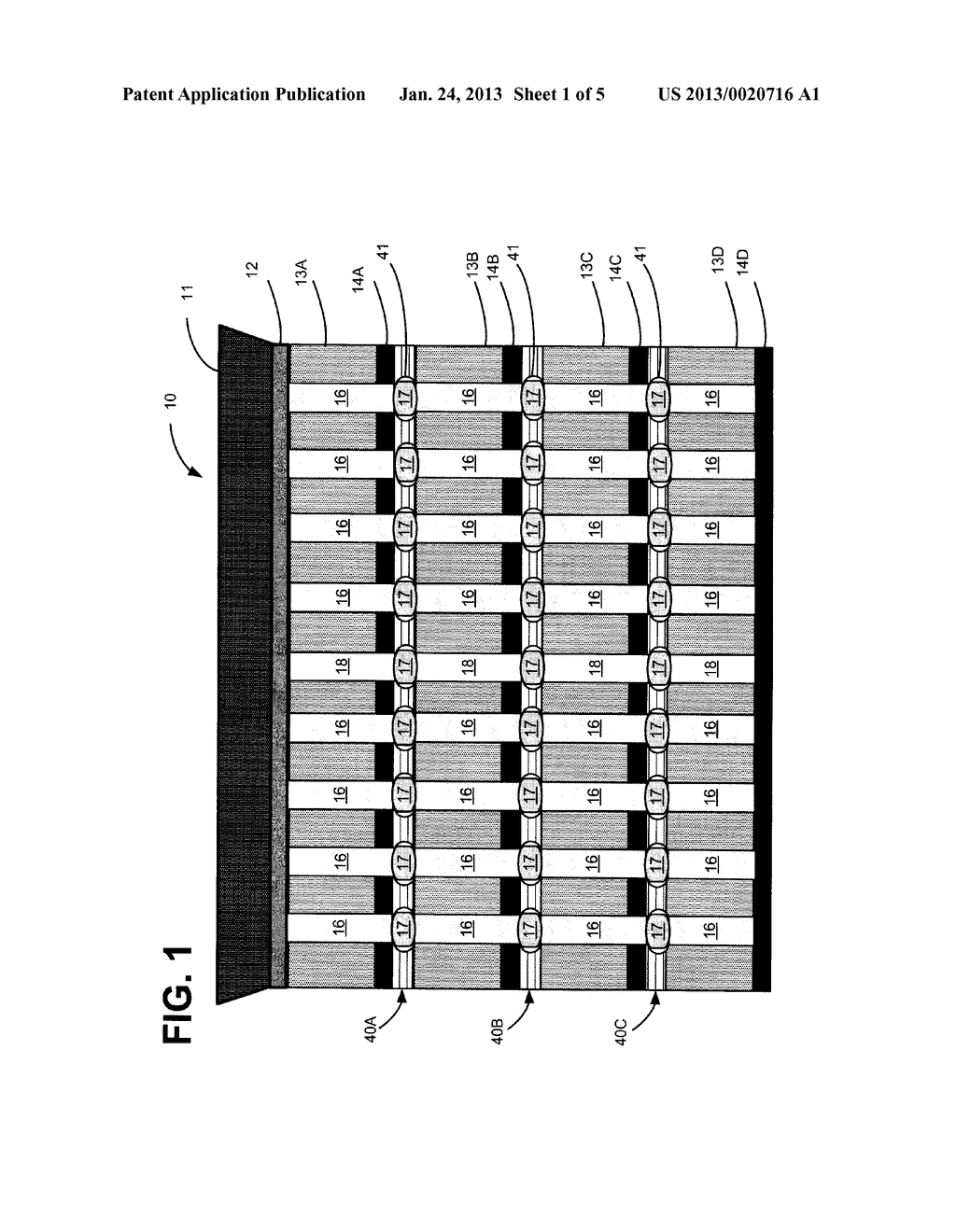 SYSTEM AND METHOD TO PROCESS HORIZONTALLY ALIGNED GRAPHITE NANOFIBERS IN A     THERMAL INTERFACE MATERIAL USED IN 3D CHIP STACKS - diagram, schematic, and image 02