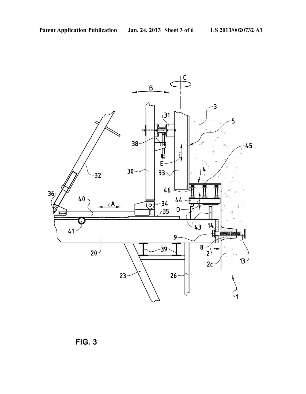 Adjustable Formwork Climber - diagram, schematic, and image 04