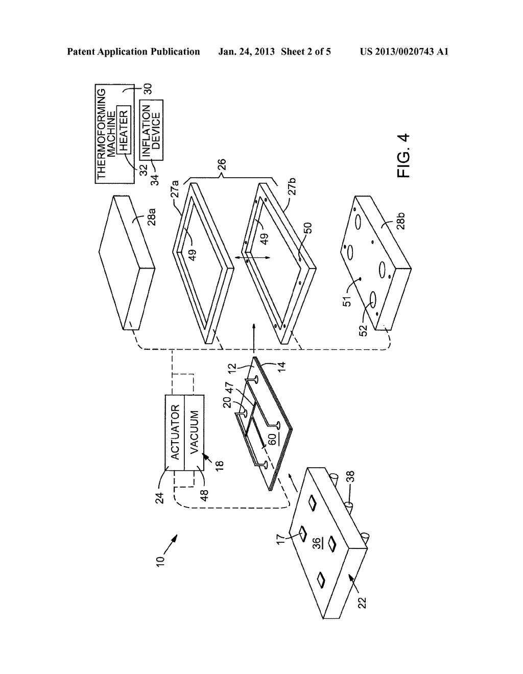 THERMOFORMING SHEET LOADING APPARATUS AND METHOD - diagram, schematic, and image 03