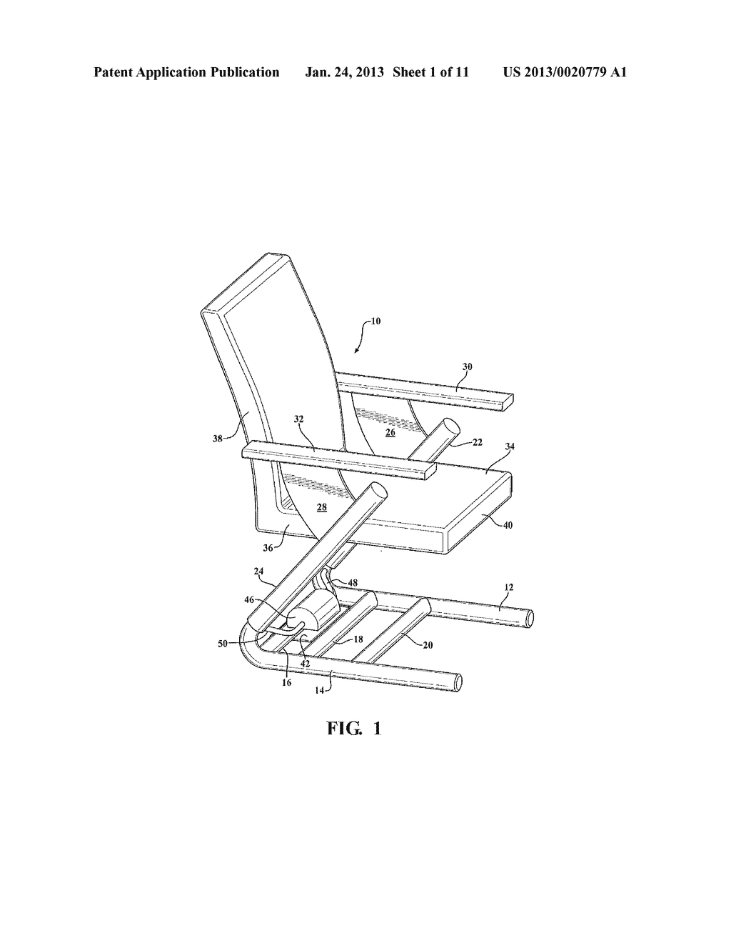 SEAT STRUCTURE WITH SIT-TO-STAND FEATURE - diagram, schematic, and image 02