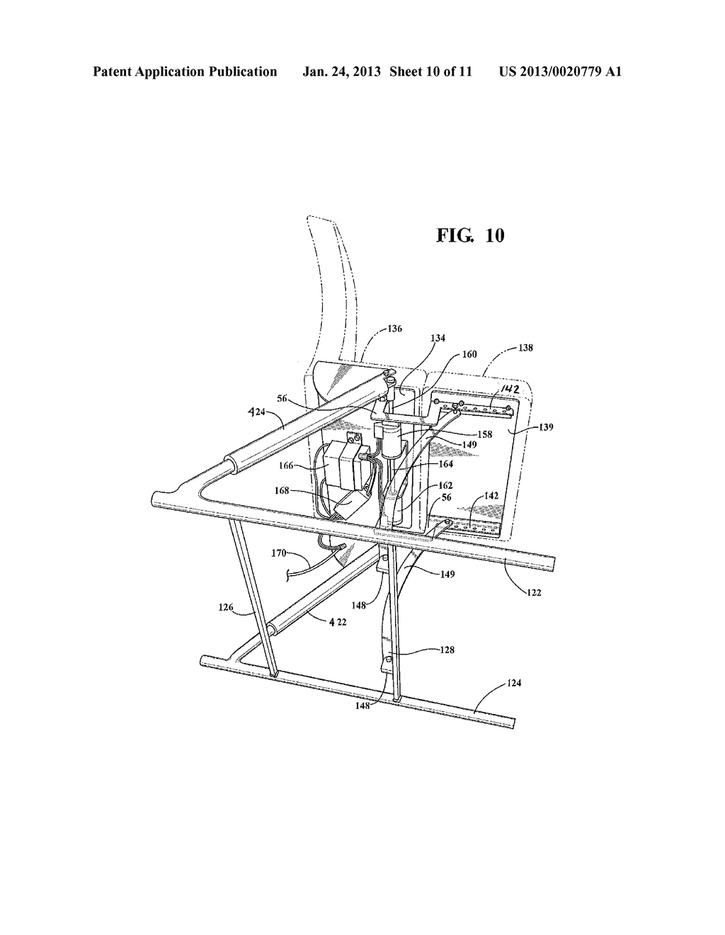 SEAT STRUCTURE WITH SIT-TO-STAND FEATURE - diagram, schematic, and image 11