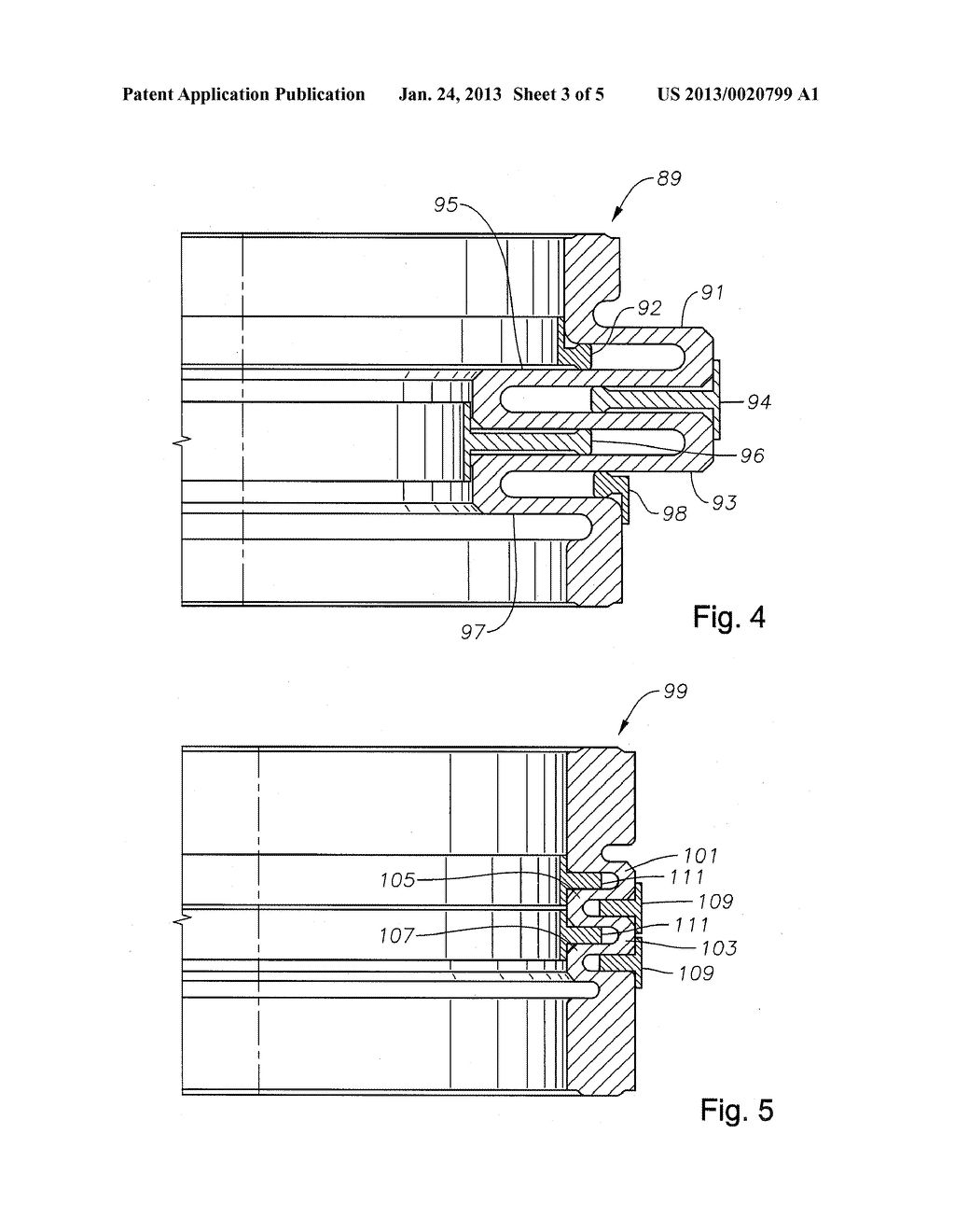 Bi-Directional Pressure Energized Axial Seal and a Swivel Connection     Application - diagram, schematic, and image 04