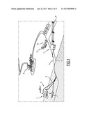 UNDERWATER ELECTRICITY GENERATION MODULE PROVIDED WITH A BASE diagram and image