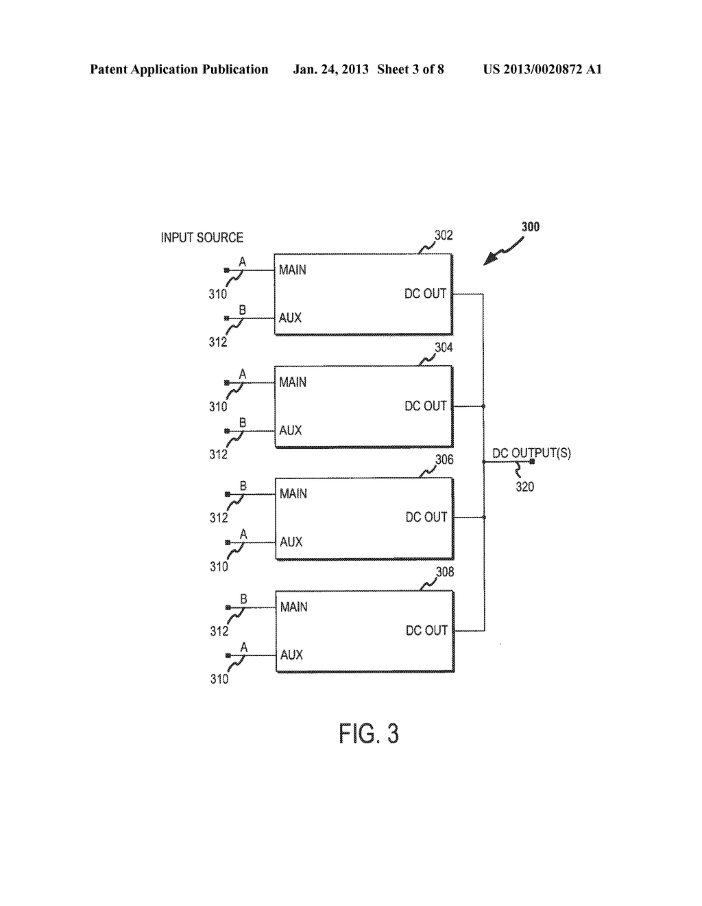 POWER SUPPLY WITH DUAL ASYMMETRICAL INPUTS - diagram, schematic, and image 04