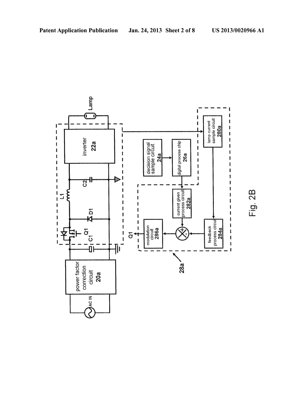 METHOD AND CIRCUIT FOR IMPROVING CREST FACTOR OF GAS DISCHARGE LAMP - diagram, schematic, and image 03