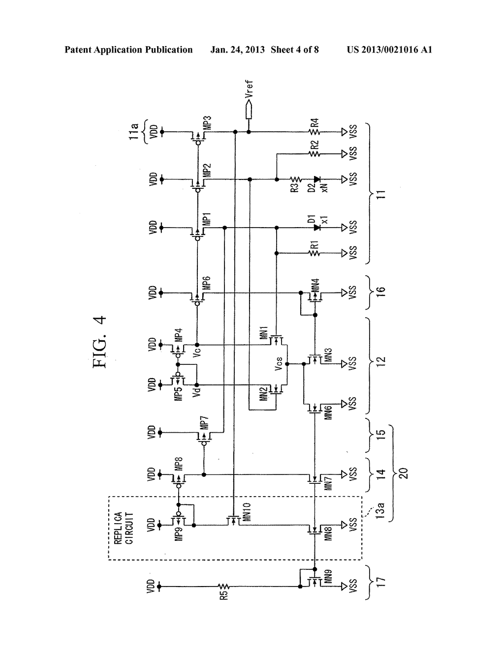 BANDGAP REFERENCE CIRCUIT AND METHOD OF STARTING BANDGAP REFERENCE CIRCUIT - diagram, schematic, and image 05