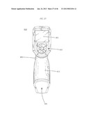 TEST AND MEASUREMENT DEVICE WITH A PISTOL-GRIP HANDLE diagram and image