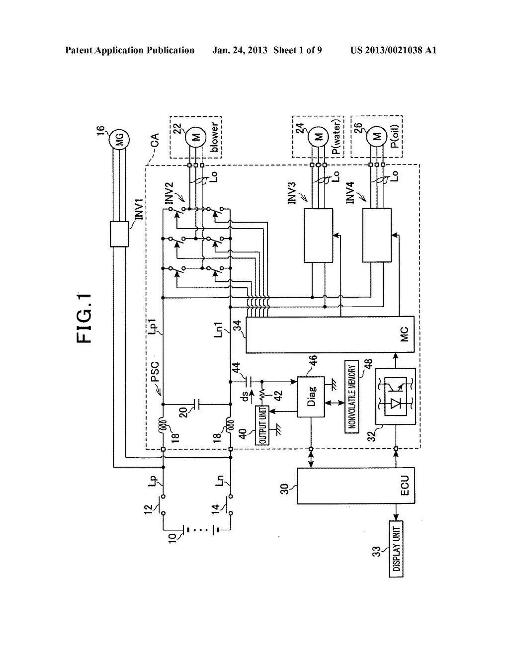 INSULATION FAILURE DIAGNOSIS APPARATUS AND METHOD OF DIAGNOSING INSULATION     FAILURE - diagram, schematic, and image 02