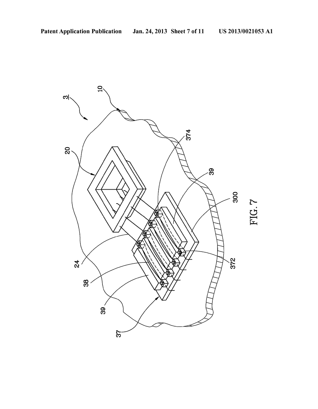 PROBE CARD HAVING ADJUSTABLE HIGH FREQUENCY SIGNAL TRANSMISSION PATH FOR     TRANSMISSION OF HIGH FREQUENCY SIGNAL - diagram, schematic, and image 08