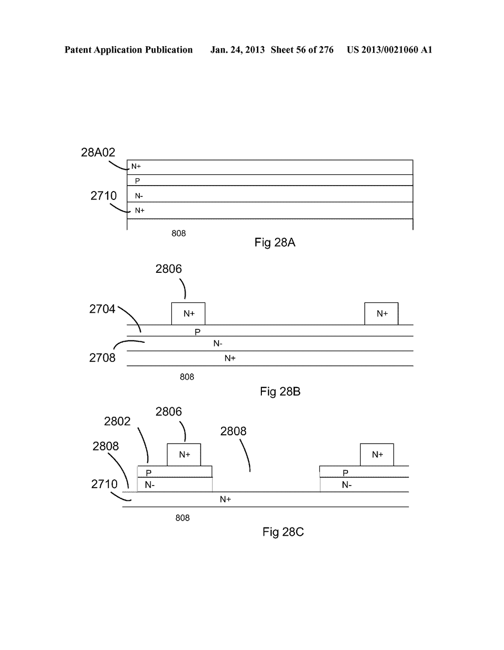 METHOD FOR FABRICATION OF A SEMICONDUCTOR DEVICE AND STRUCTURE - diagram, schematic, and image 57