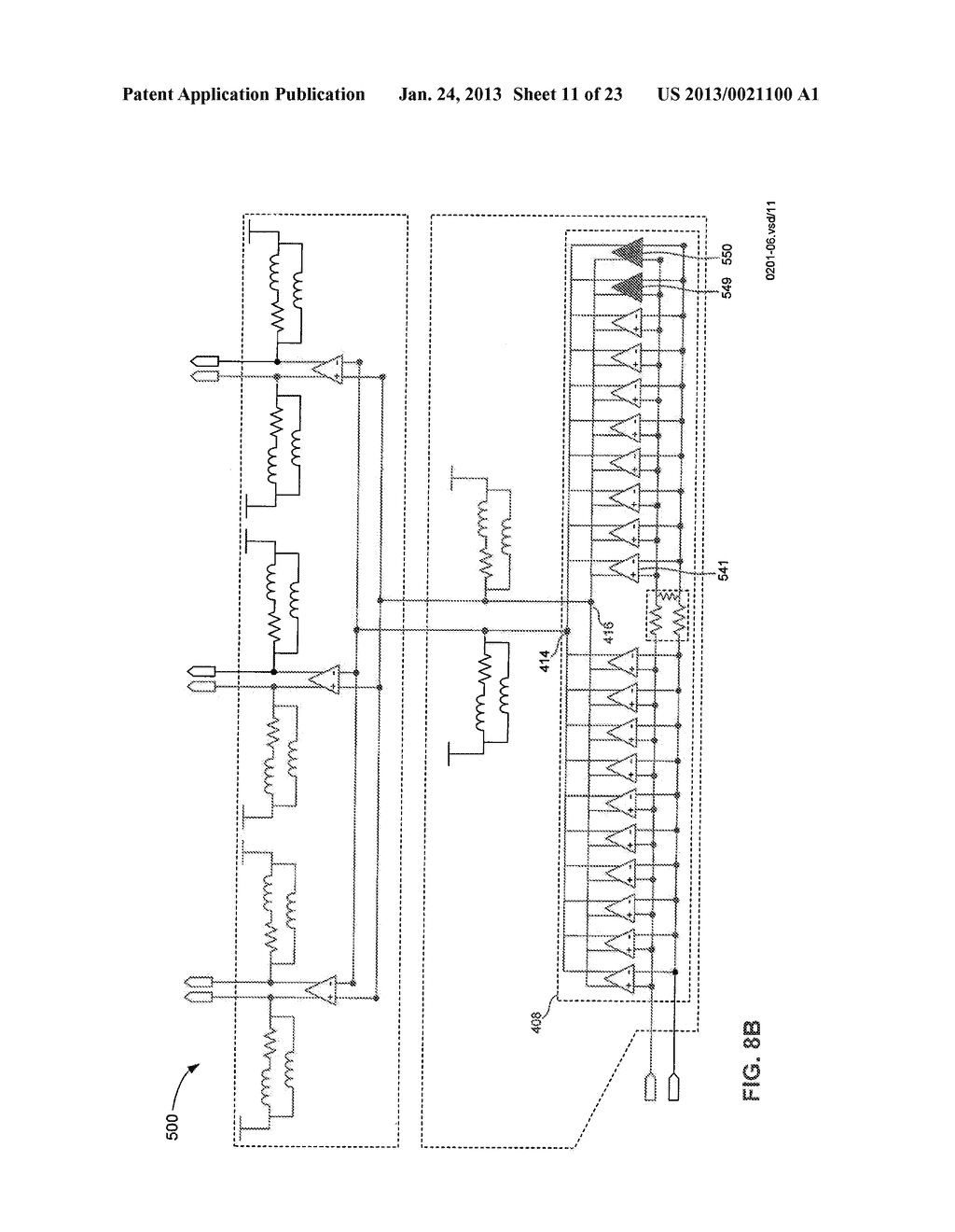 Method and System for Multiple Tuner Application Using a Low Noise     Broadband Distribution Amplifier - diagram, schematic, and image 12