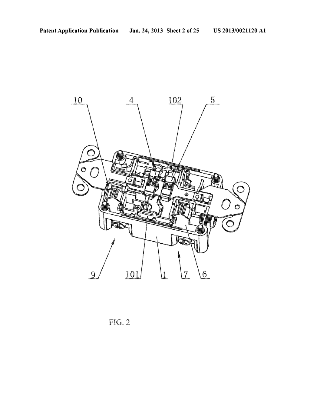 RECEPTACLE TYPE GROUND FAULT CIRCUIT INTERRUPTER WITH REVERSE WIRE     PROTECTION - diagram, schematic, and image 03