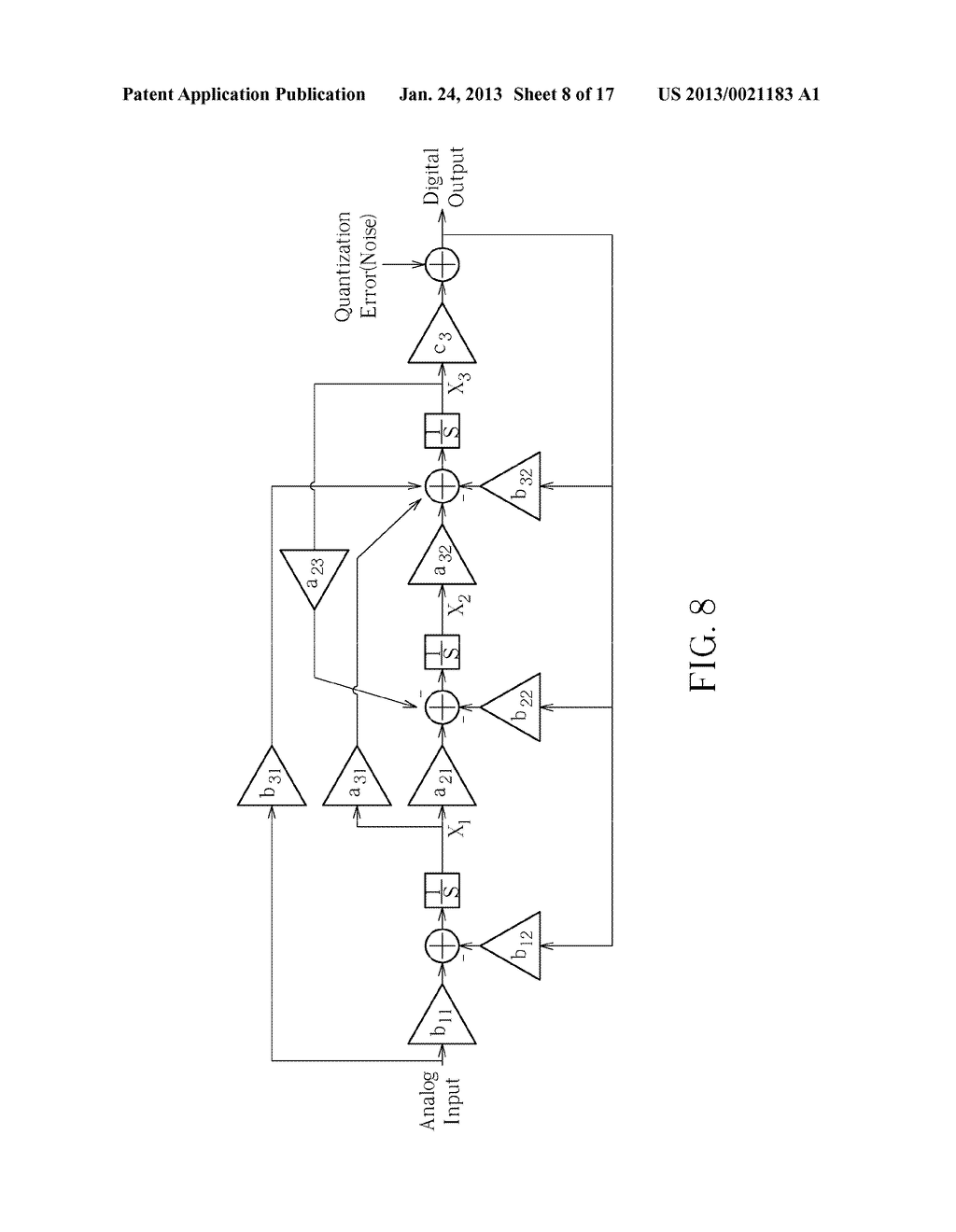CONTINUOUS-TIME OVERSAMPLED CONVERTER HAVING PASSIVE FILTER - diagram, schematic, and image 09