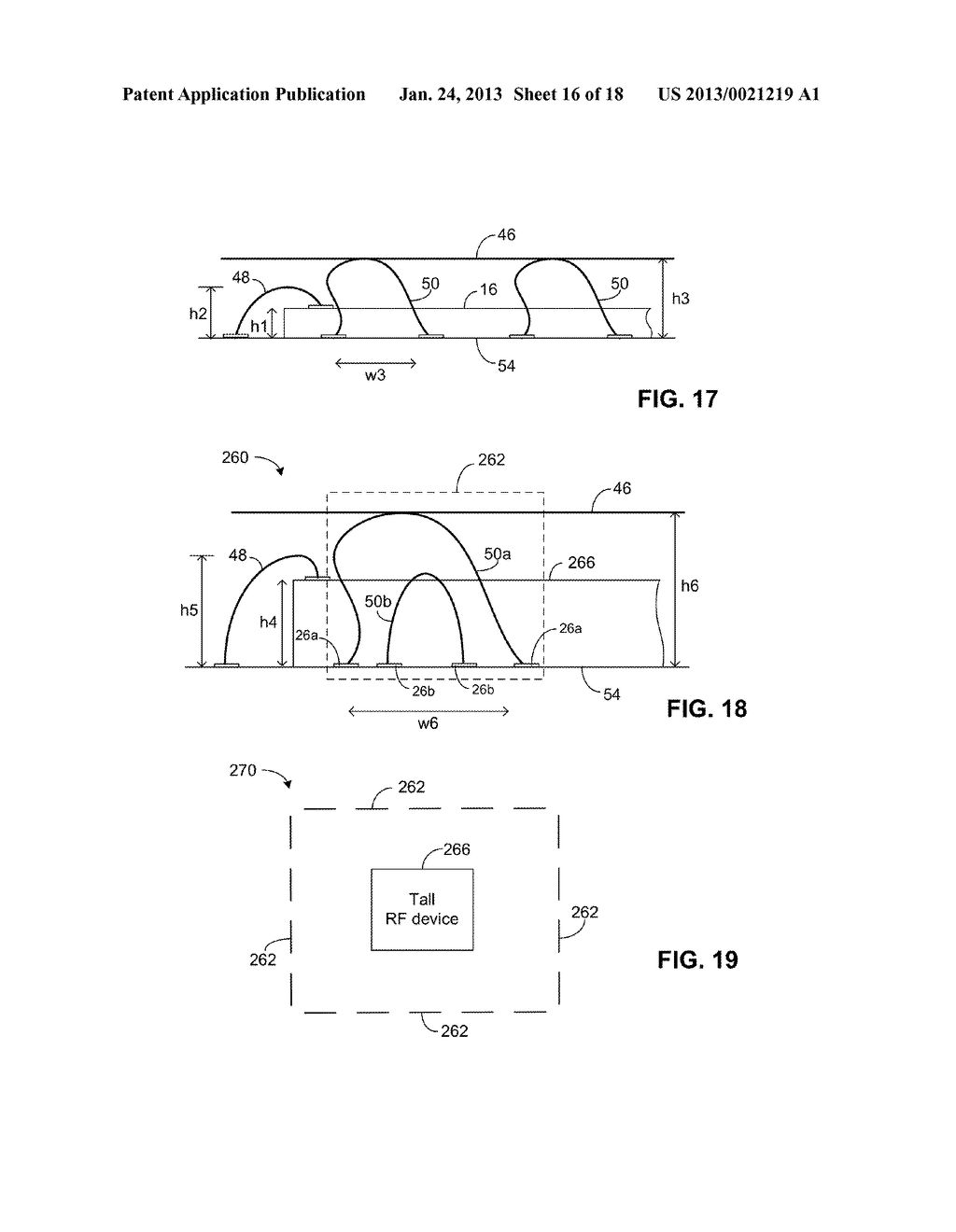 RADIO-FREQUENCY MODULES HAVING TUNED SHIELDING-WIREBONDS - diagram, schematic, and image 17