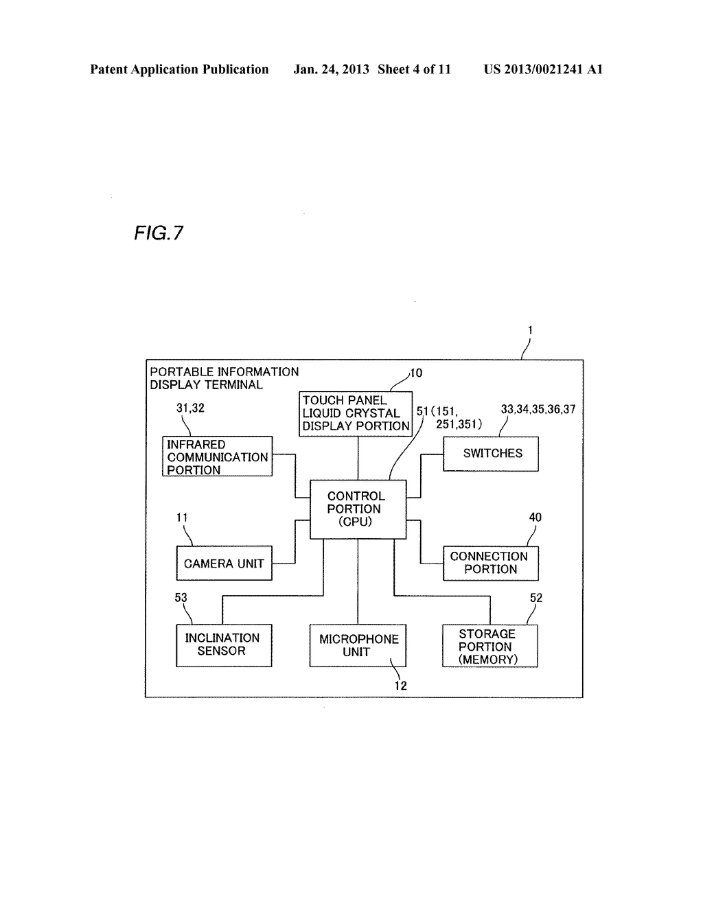 Portable Information Display Terminal - diagram, schematic, and image 05