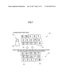 MOBILE TERMINAL WITH TOUCH PANEL FUNCTION AND INPUT METHOD FOR SAME diagram and image