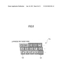 MOBILE TERMINAL WITH TOUCH PANEL FUNCTION AND INPUT METHOD FOR SAME diagram and image