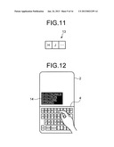 INFORMATION PROCESSING DEVICE AND CHARACTER INPUT METHOD diagram and image