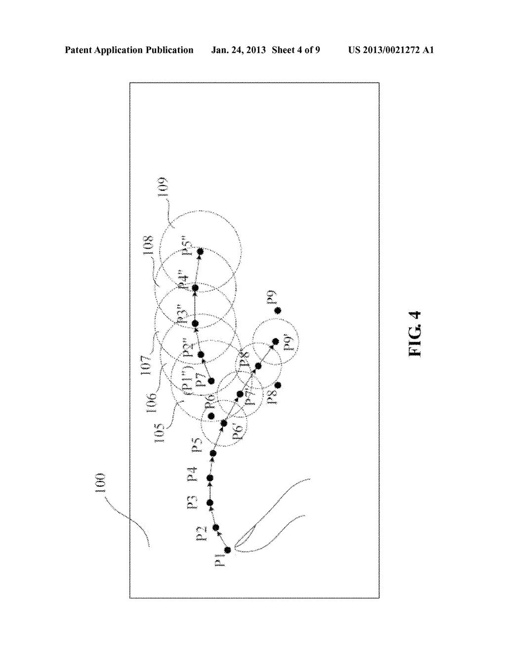 TOUCH TRACKING DEVICE AND METHOD FOR A TOUCH SCREEN - diagram, schematic, and image 05