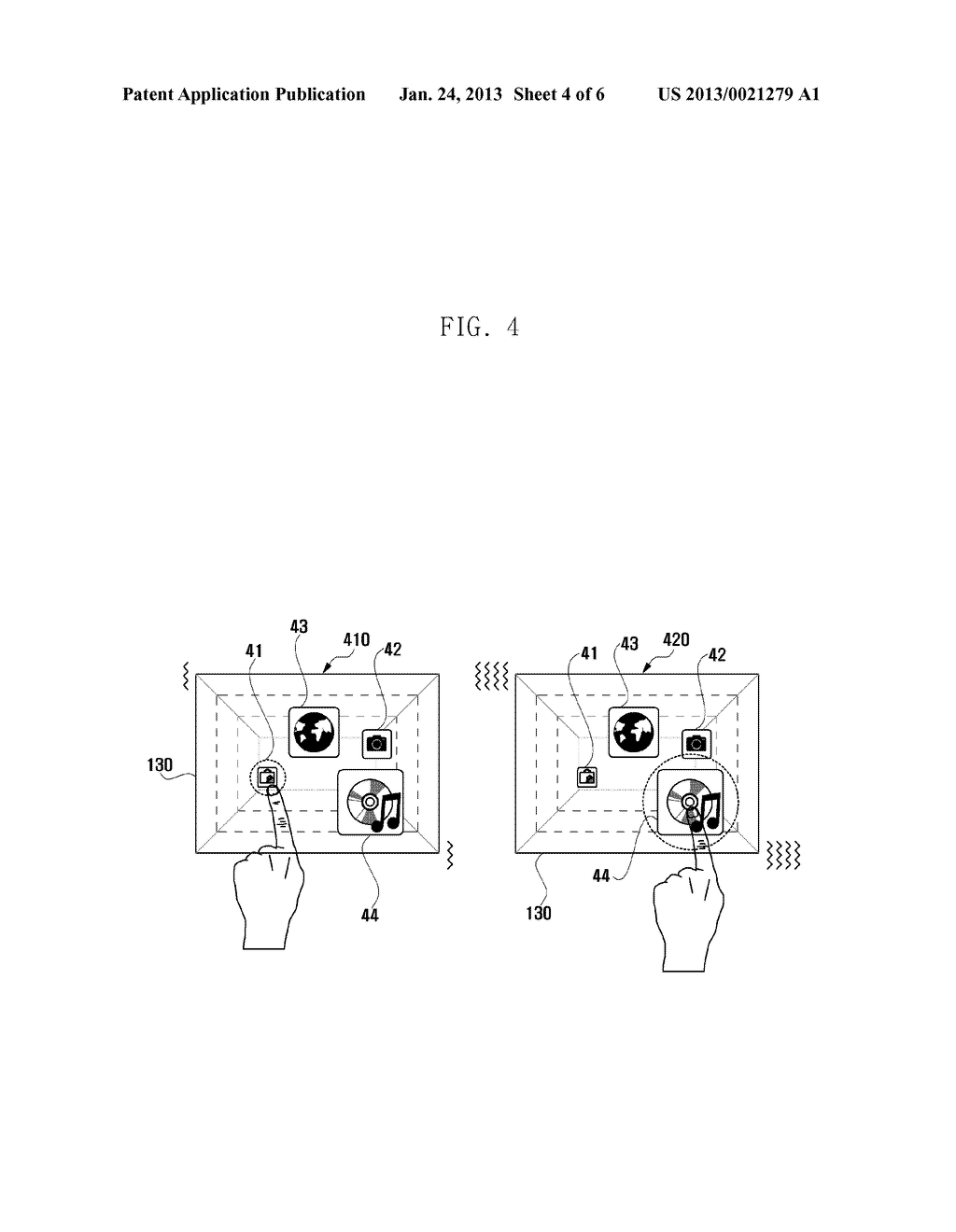 METHOD AND APPARATUS FOR PROVIDING FEEDBACK IN PORTABLE TERMINAL - diagram, schematic, and image 05