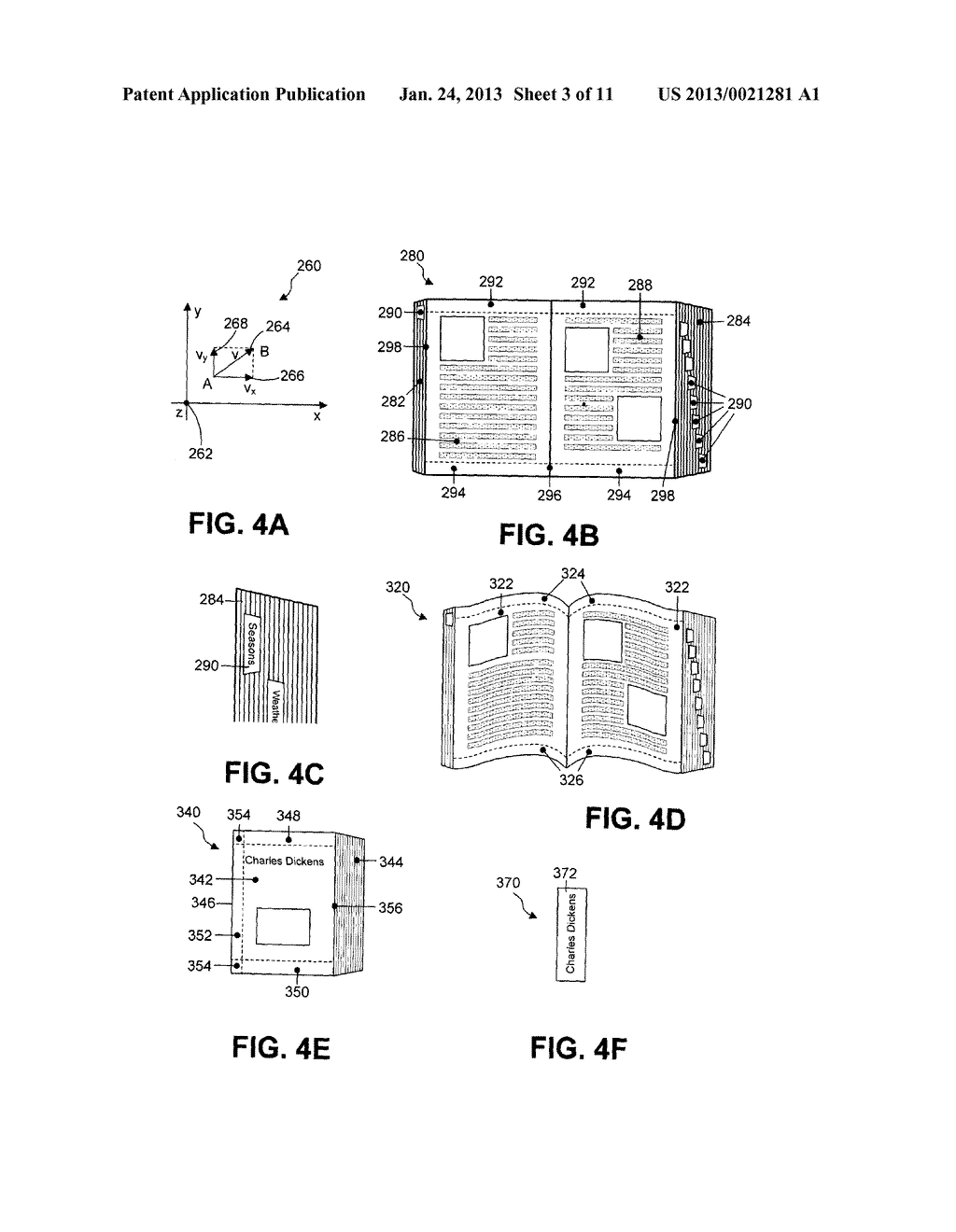 INTERACTIVE INPUT SYSTEM DISPLAYING AN E-BOOK GRAPHIC OBJECT AND METHOD OF     MANIPULATING A E-BOOK GRAPHIC OBJECT - diagram, schematic, and image 04