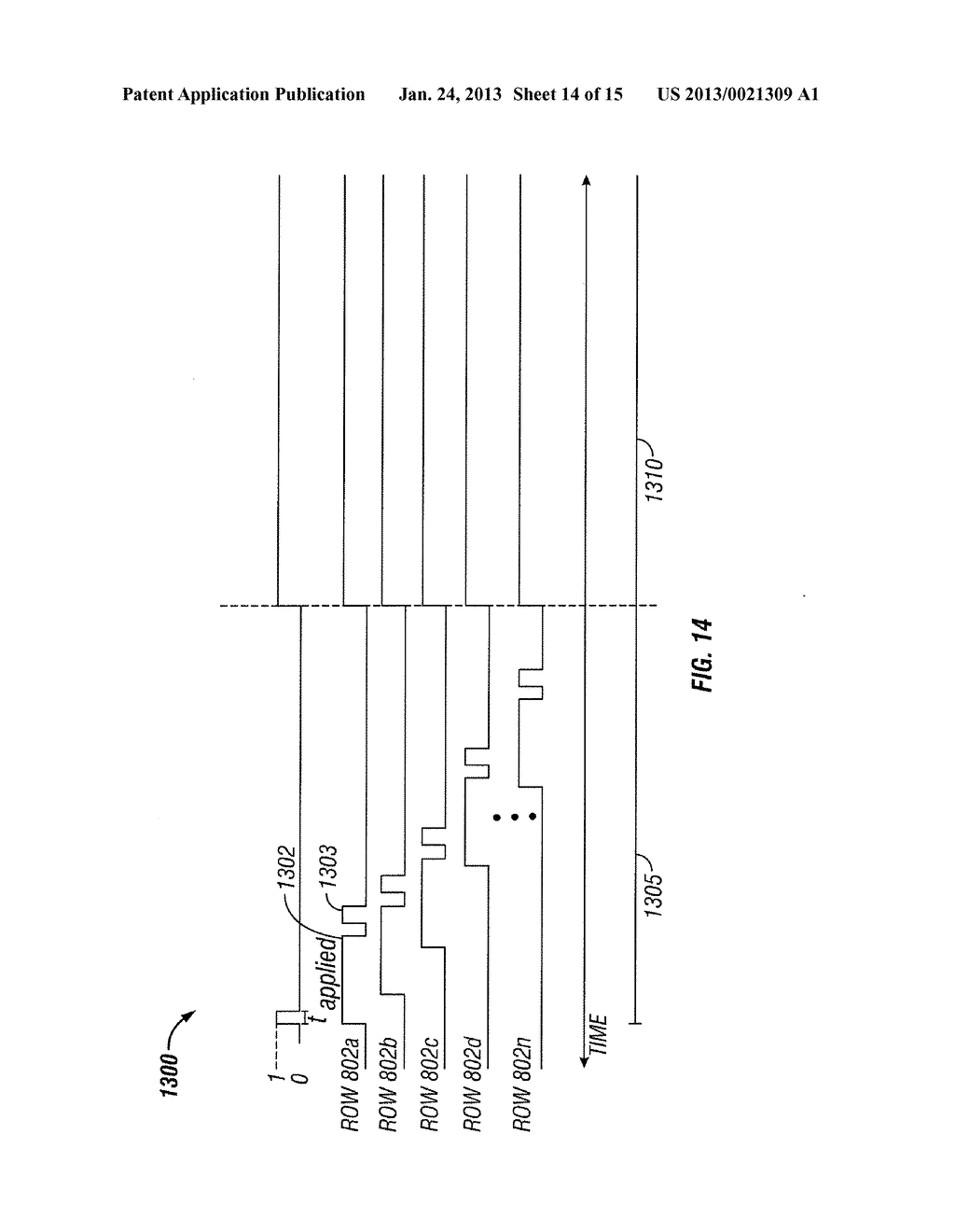 METHODS AND DEVICES FOR DRIVING A DISPLAY USING BOTH AN ACTIVE MATRIX     ADDRESSING SCHEME AND A PASSIVE MATRIX ADDRESSING SCHEME - diagram, schematic, and image 15