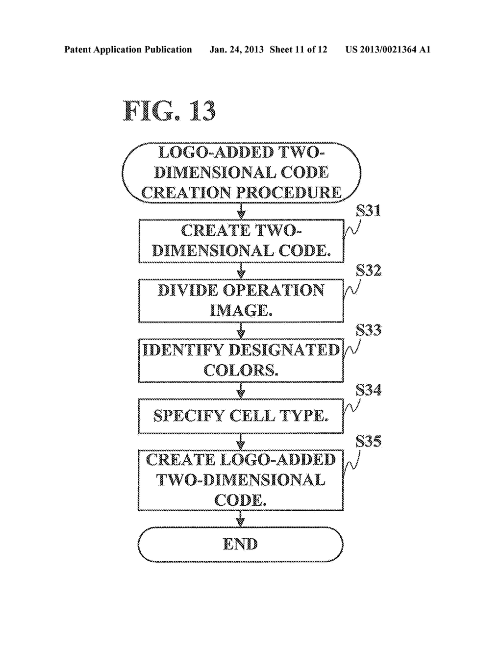 Apparatuses and Methods Generating a Two-Dimensional Code with a Logo - diagram, schematic, and image 12