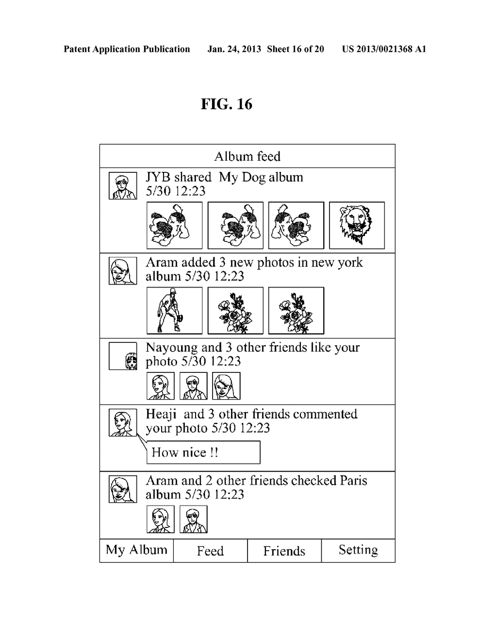 SYSTEM AND METHOD FOR MANAGING AND SHARING IMAGES ON PER ALBUM BASIS - diagram, schematic, and image 17