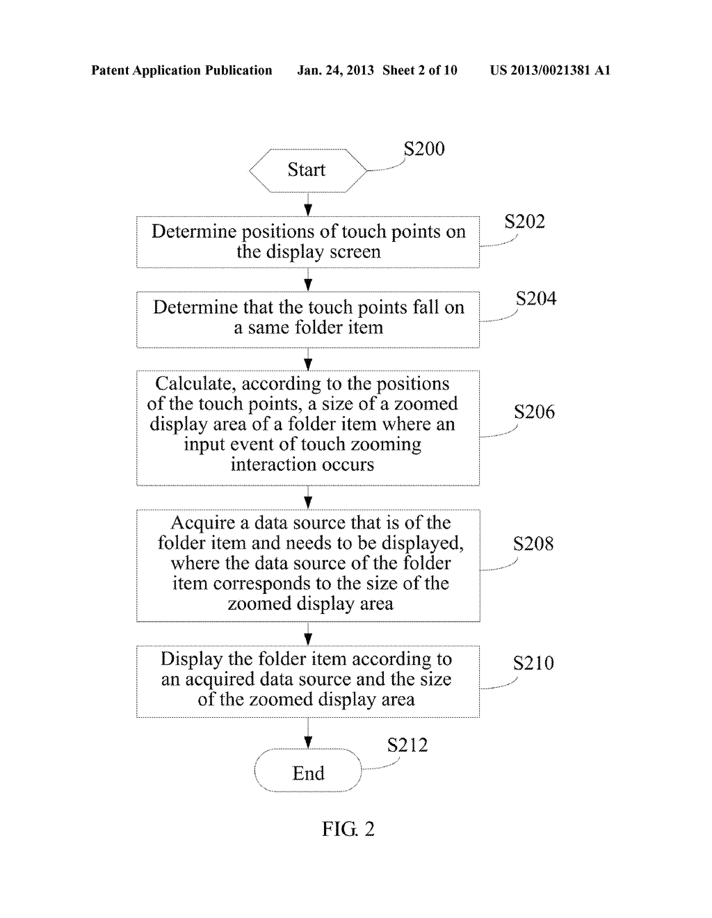 METHOD AND APPARATUS FOR PROVIDING FOLDER ITEM INFORMATION BASED ON TOUCH     OPERATION - diagram, schematic, and image 03