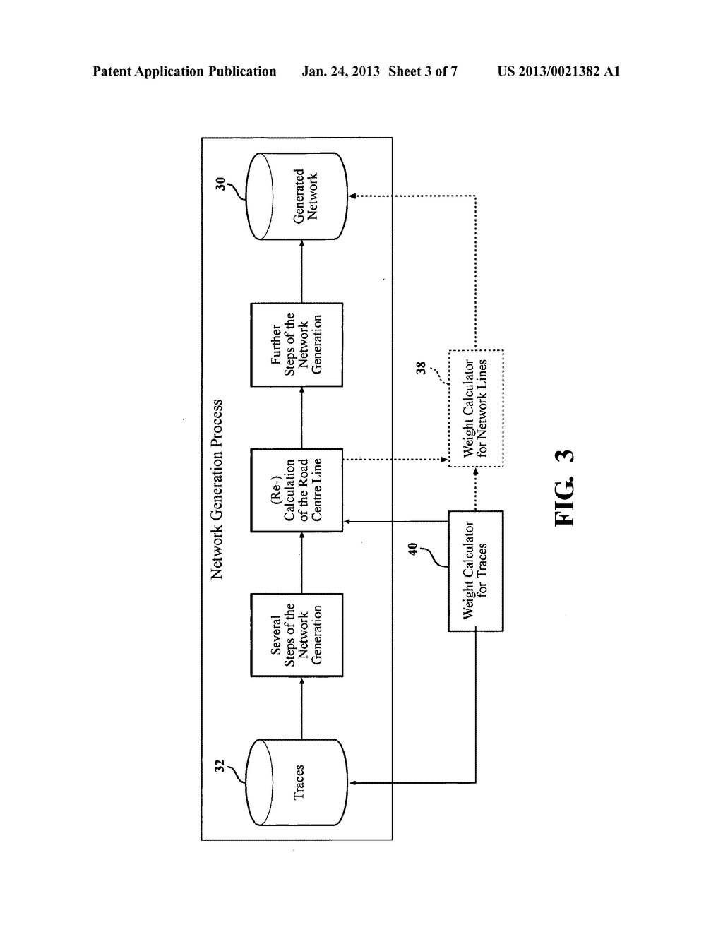 TIME AND/OR ACCURACY DEPENDENT WEIGHTS FOR NETWORK GENERATION IN A DIGITAL     MAP - diagram, schematic, and image 04