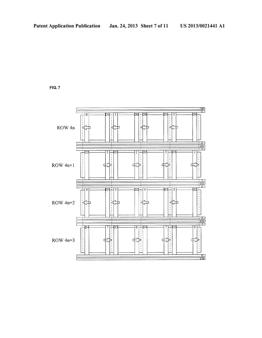 METHOD AND IMAGE SENSOR HAVING PIXEL STRUCTURE FOR CAPTURING DEPTH IMAGE     AND COLOR IMAGE - diagram, schematic, and image 08