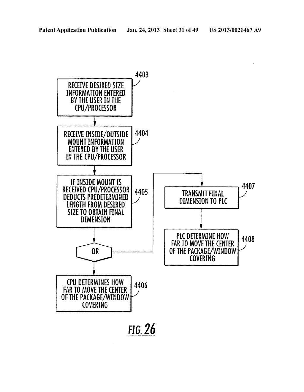 WINDOW COVERING SIZING METHOD AND APPARATUS - diagram, schematic, and image 32