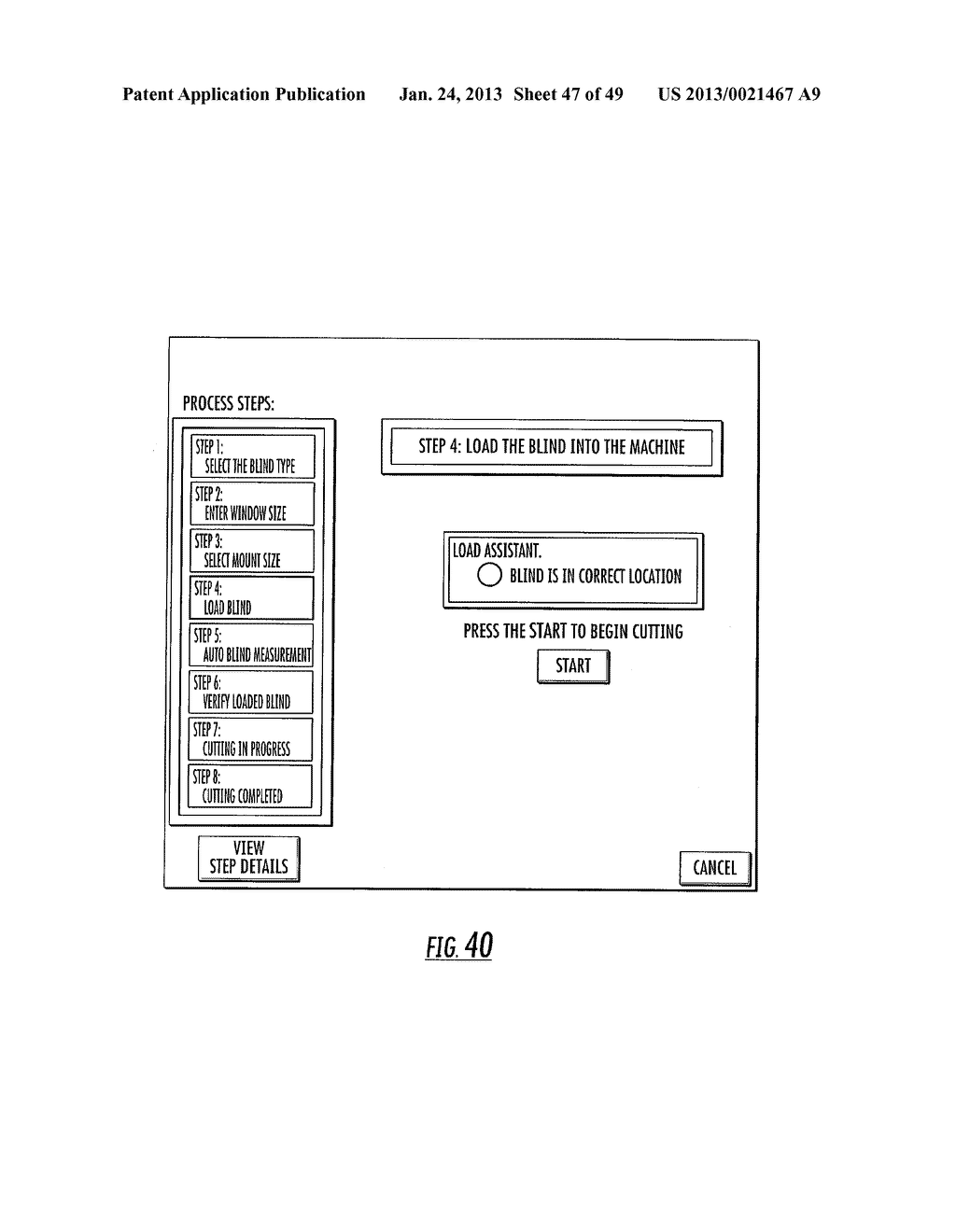 WINDOW COVERING SIZING METHOD AND APPARATUS - diagram, schematic, and image 48