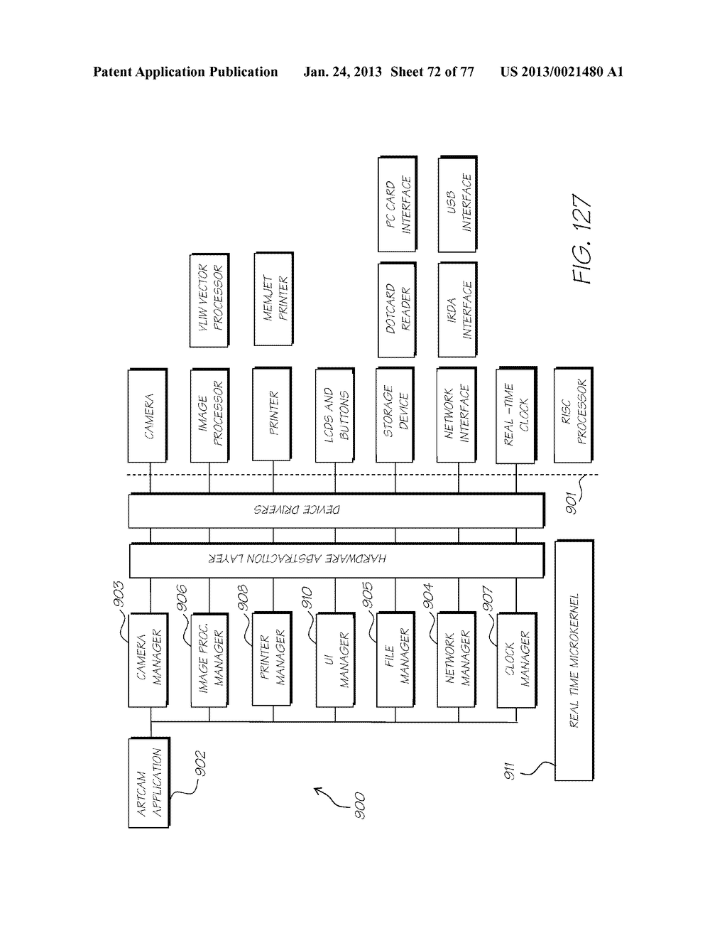 MULTIPROCESSOR CHIP FOR HAND HELD IMAGING DEVICE - diagram, schematic, and image 73